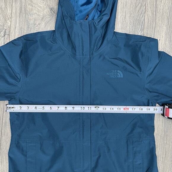The North Face Daybreak Rain Parka Size Small Womens Midnight Petrol Blue $180 - Picture 4 of 13